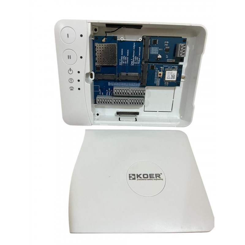 Система захисту від протікання води "Аквасторож" KOER SET SMART Wi-Fi (з неіржавкими кранами)