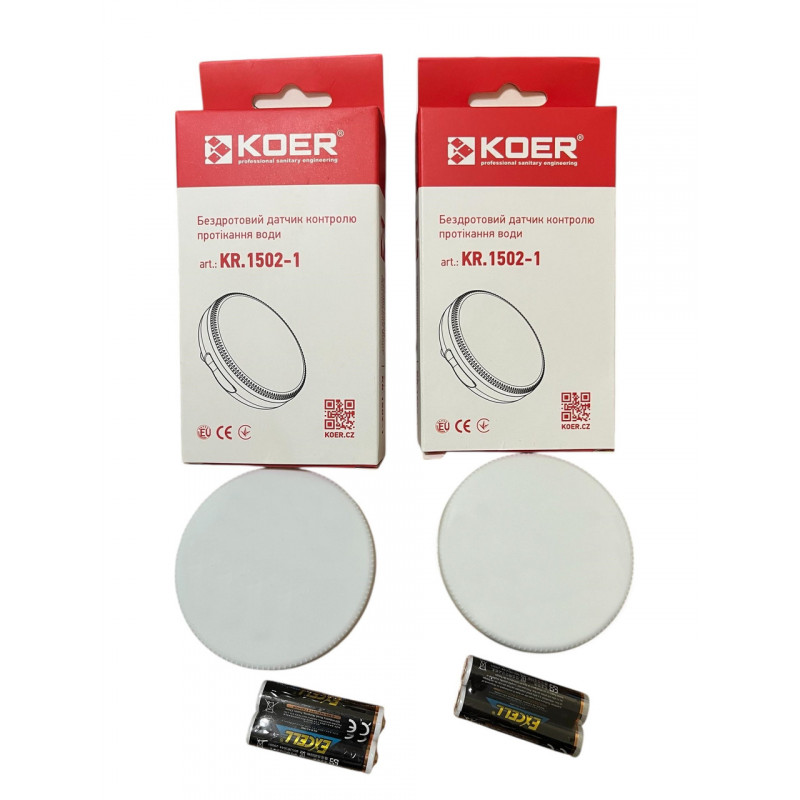 Бездротовий датчик протікання води KOER (2 шт)