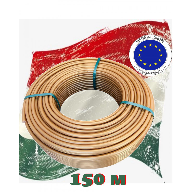 Труба для теплої підлоги ITALY Therm PEX-A/EVOH 16 х 2.0 мм OXYGEN BARRIER (150 м)