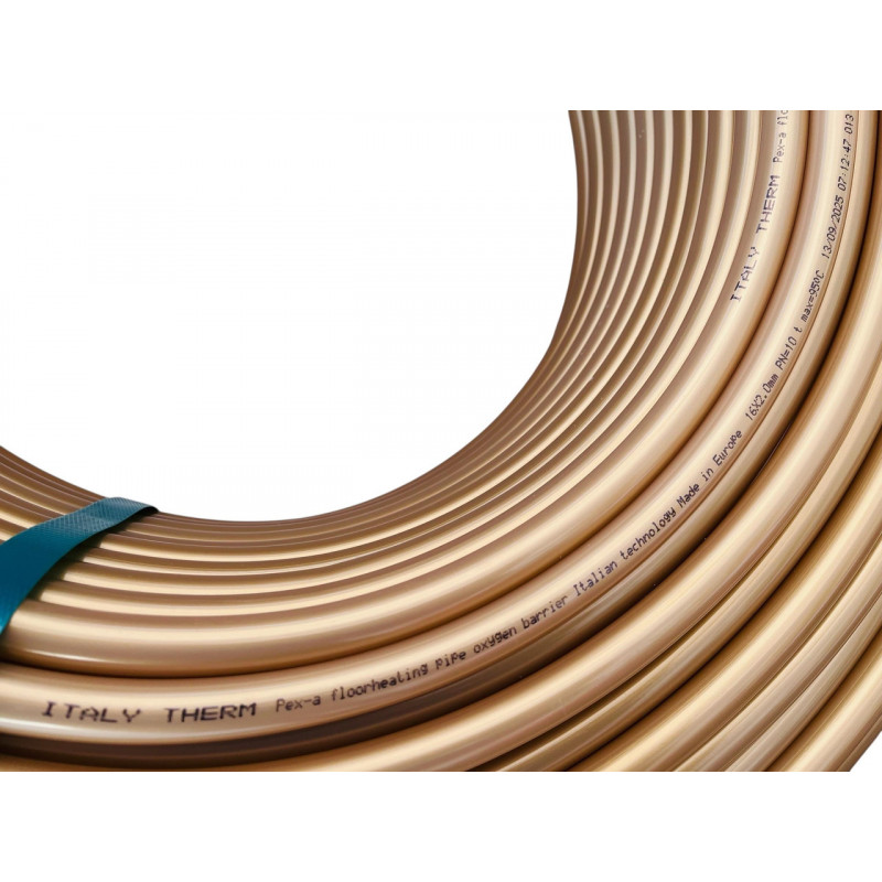 Труба для теплої підлоги ITALY Therm PEX-A/EVOH 16 х 2.0 мм OXYGEN BARRIER (350 м)