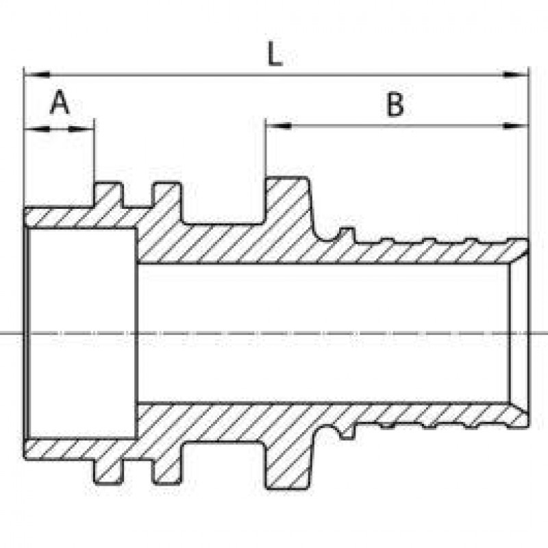 Заглушка натяжна під гільзу 16(2.2 мм) для труб PEX, Чехія