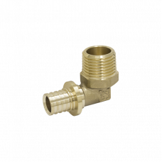 Уголок натяжной с наружной резьбой 20(2.8мм) x 1/2" РН (КРН 16х1/2), Чехия