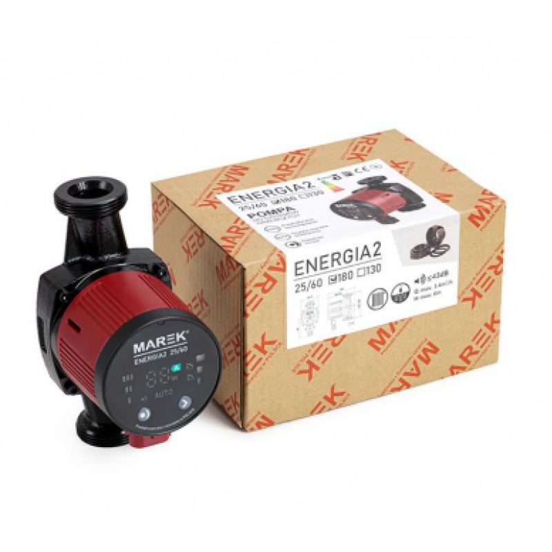 Енергоощадний циркуляційний насос MAREK ENERGIA 2 25/60 130 мм  з частотним авторегулюванням