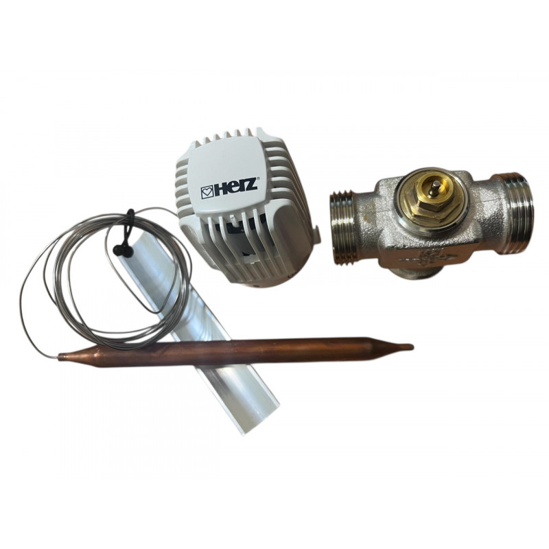 Термостатичний клапан CALIS-TS-RD DN20 +Термоголова Classic (20-50°С), "HERZ" Австрія