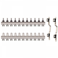 Колектор латунний "SD Forte" на 11 контурів для теплої підлоги