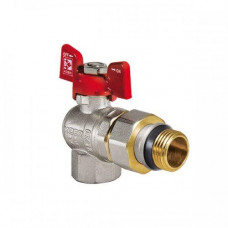 Кран кутовий з американкою 3/4, "антипротечка", "Koer" Чехія