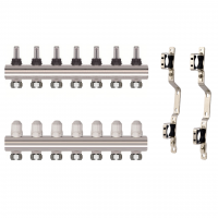 Колектор латунний "SD Forte" на 7 контурів для теплої підлоги