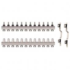 Колектор латунний "SD Forte" на 12 контурів для теплої підлоги