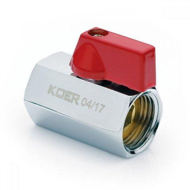 Кран "Міні" 1/2" Гайка-Гайка, "Метелик", "Koer" Чехія