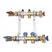 Колектор Rehau  для опалення і теплої підлоги на  2 контури