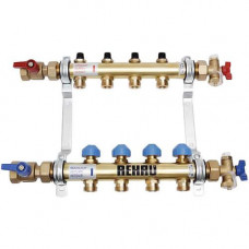 Колектор Rehau  для опалення і теплої підлоги на  4 контури