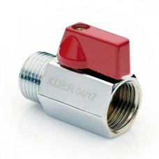 Кран "Міні" 1/2" Гайка-Штуцер, "Метелик", "Koer" Чехія