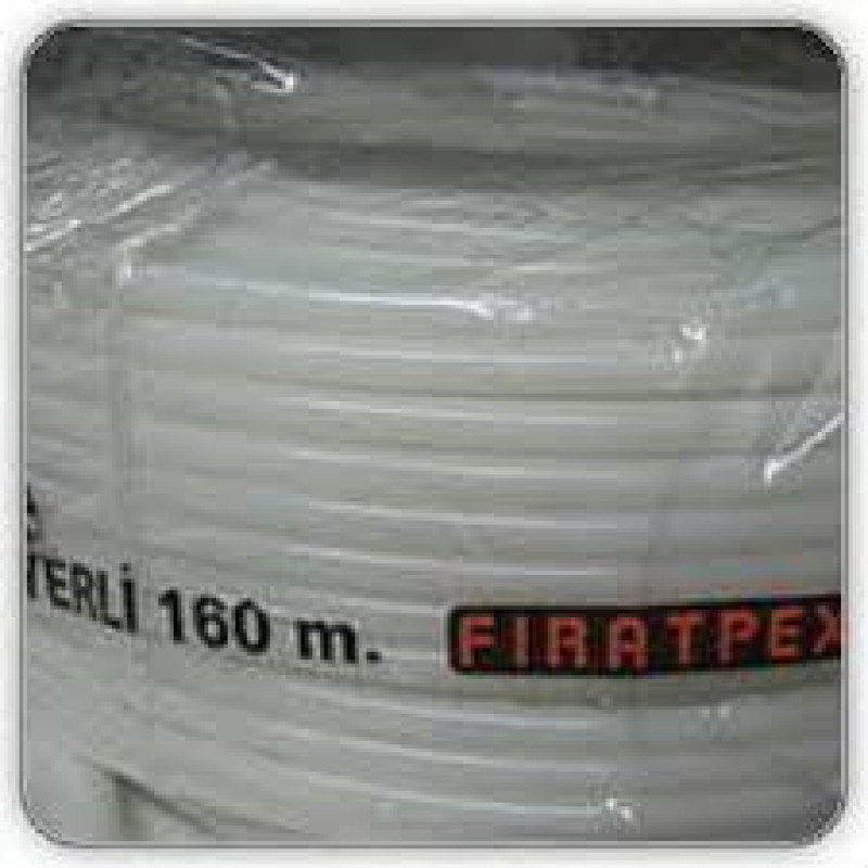 Труба для теплої підлоги FIRAT PE-Xb 16х2 мм Біла