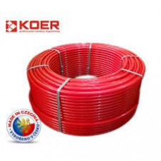Труба для теплої підлоги Koer PERT EVOH 16*2,0 (RED) з кисневим бар'єром