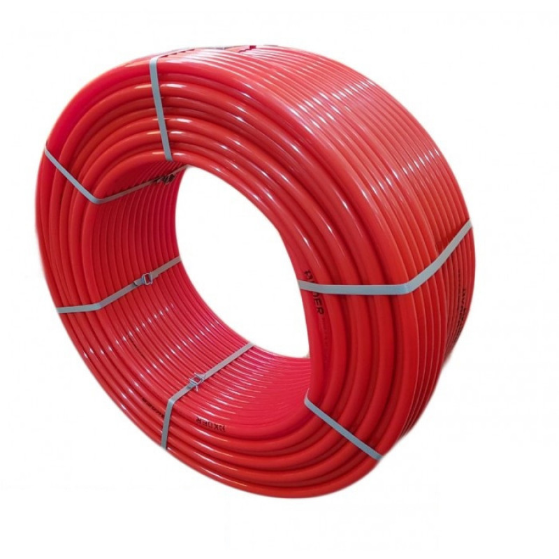 Труба для теплої підлоги Koer PERT EVOH 16*2,0 (RED) з кисневим бар'єром