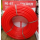 Труба для теплої підлоги Koer PERT EVOH 16*2,0 (RED) з кисневим бар'єром