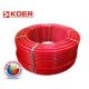 Труба для теплого пола Koer PERT EVOH 16*2,0 (RED) с кислородным барьером