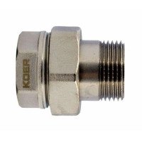 Згін американка 1" пряма, "Koer"