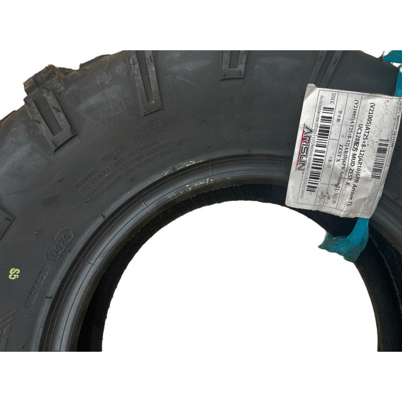 Покришка на квадроцикл atv 25х8-12 (205/80-12) 43J ТL (6PR), "ChaoYang" ARISUN