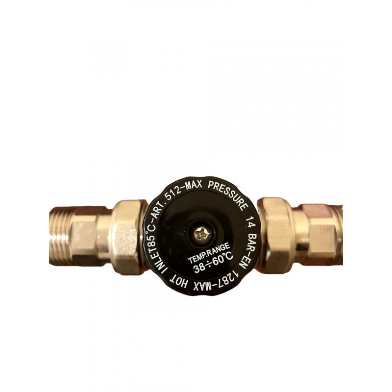 Термостатичний триходовий змішувальний клапан 3/4` "Koer" (38°C - 60°C), Чехія