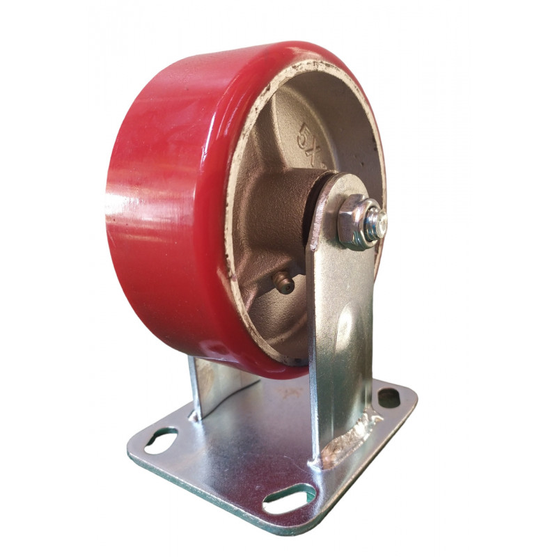 Колесо 125 мм неповоротне (глухе), навантаження до 320кг