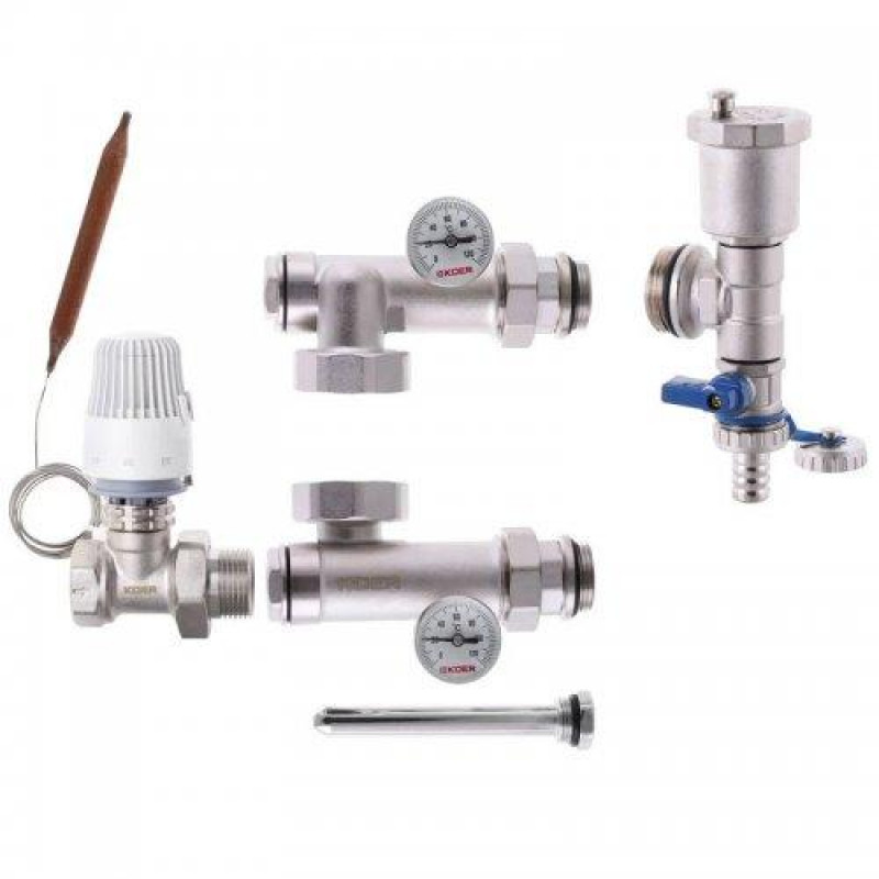 Комплект для під'єднання колектора зліва (без насоса), "KOER" Чехія
