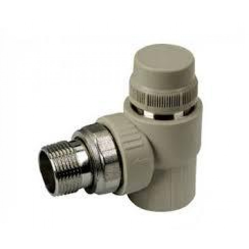 Кран термостатичний 20х1/2 під пайку (PPR) кутовий, "Koer" Чехія