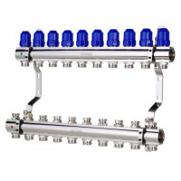 Латунний колектор "KOER на 10 контурів для радіаторного опалення