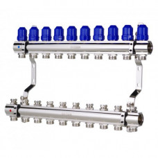 Латунний колектор "KOER на 10 контурів для радіаторного опалення