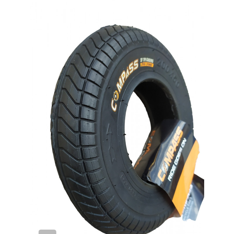 Покришка 200х50 на самокат, гіроборд, гіроскутер, "WANDA COMPASS" (50% гуми)