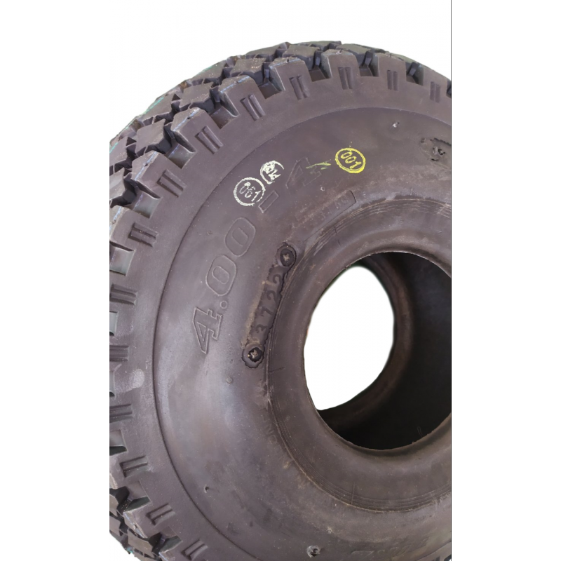 Покришка 4.00-4 для садово-будівельної тачки, візка, дитячий квадроцикл (4PR) "Deli Tire" Індонезія