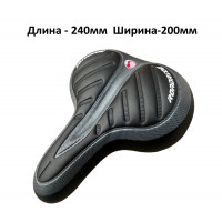 Велосідло без пружин, комфортне, велике, м'яке. Модель 7234