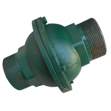 Зворотний клапан DN50 (2') на опалення, чавунний, кулька каучук, Польща