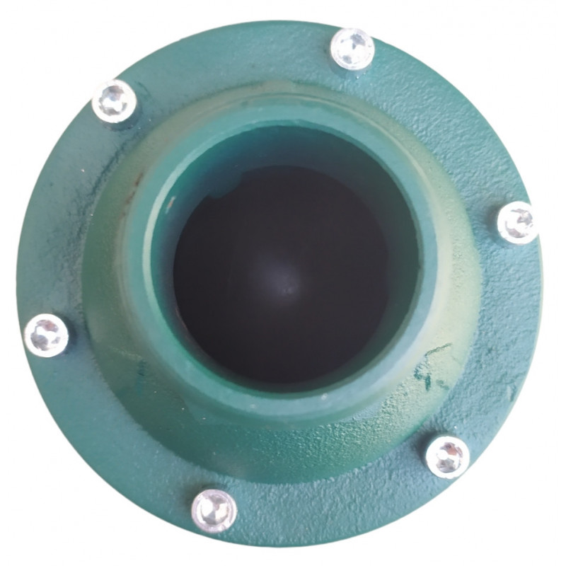 Зворотний клапан DN40 (1'1/2) на опалення, чавунний, кулька каучукова, Польща