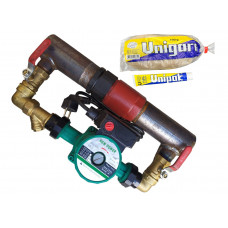 Байпас в зборі 2" (ДУ50) з чавунним клапаном короткий (400 мм)