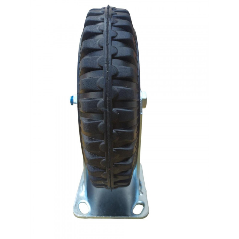 Колесо лите з кронштейном, діаметр 200 мм, не поворотне, (235 кг)