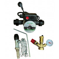 Регулятор тяги, Група безпеки та Циркуляційний насос (Комплект)