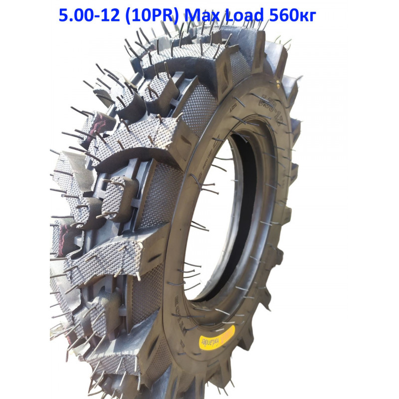 Шина з камерою 5.00-12 на мотоблок, (10PR) "SUPER ALLROAD"