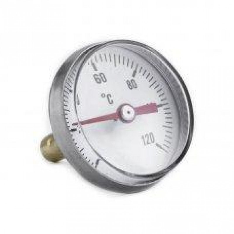 Колектор для теплої підлоги на 12 контурів з нижнім під'єднанням (у зборі) "KOER" латунний.