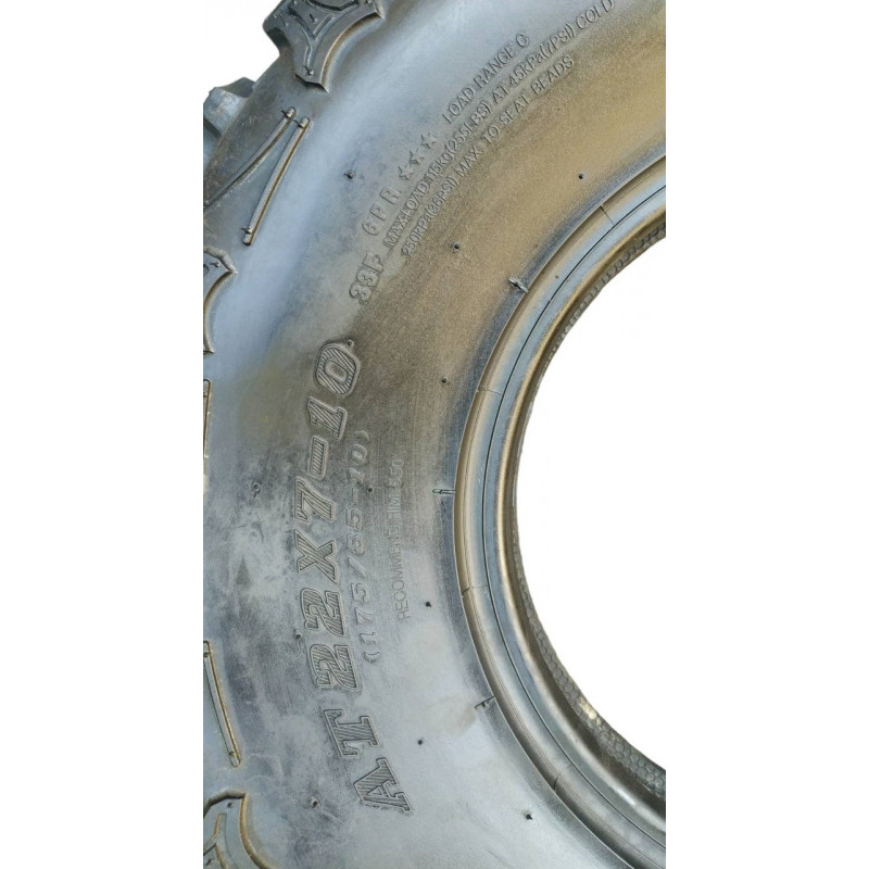 Покришка 22х7-10 (175/85-10) на квадроцикл, без камерна (TL), "ARISUN" Корея (6PR)