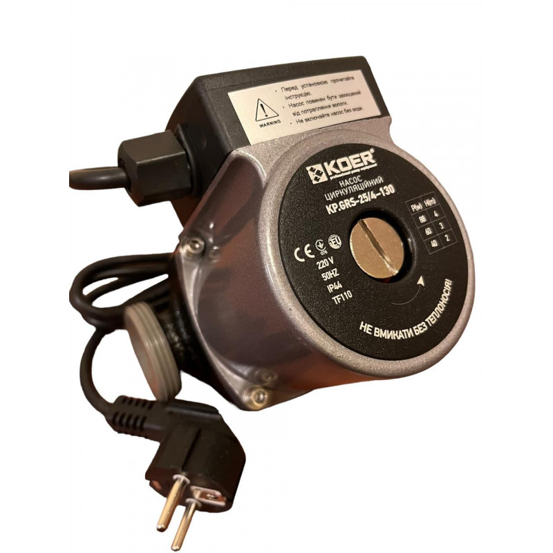 Насос циркуляційний "Koer" 25-4-130 (мідна обмотка), Чехія