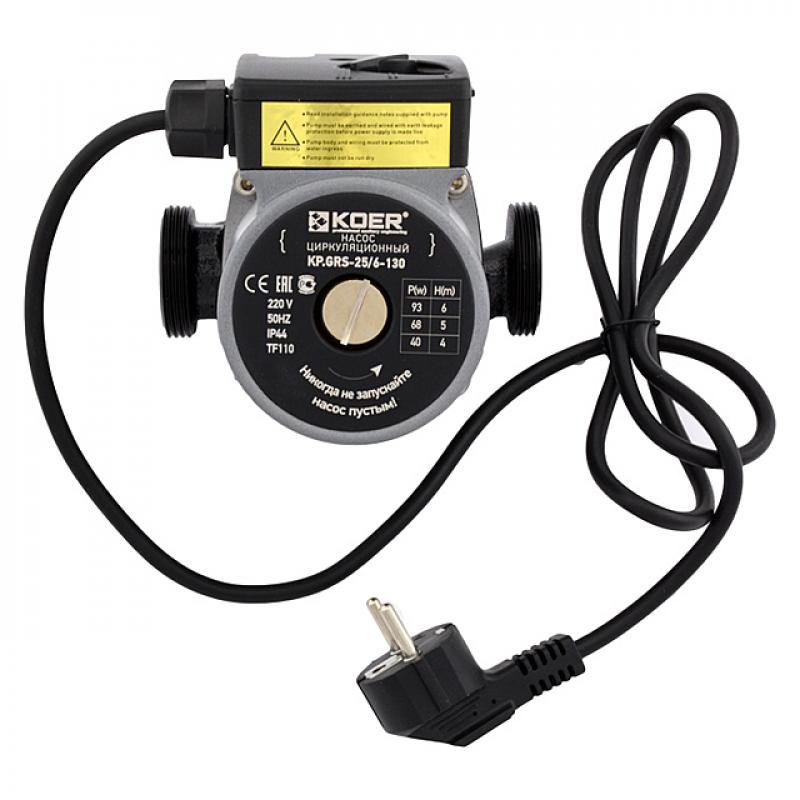 Насос циркуляційний "Koer" 25-4-130 (мідна обмотка), Чехія