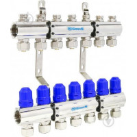 Колектор  латунний "GROSS" на 7 контурів для опалення