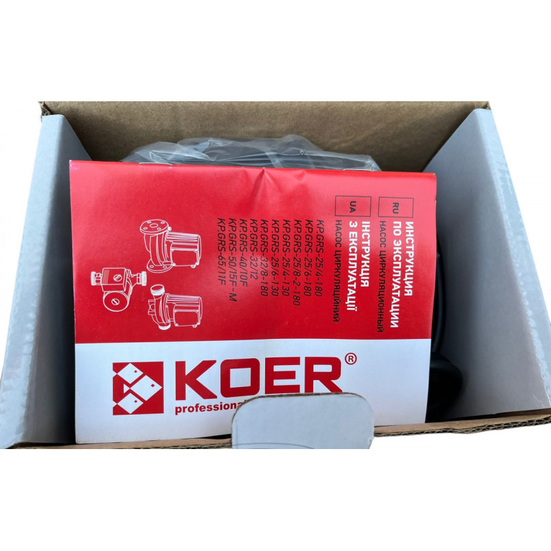 Циркуляційний насос "Koer" 25-6-130 (мідна обмотка), Чехія