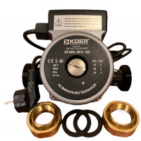 Насос циркуляційний "Koer" 25/6-180 з гайками, (мідна обмотка), Чехія