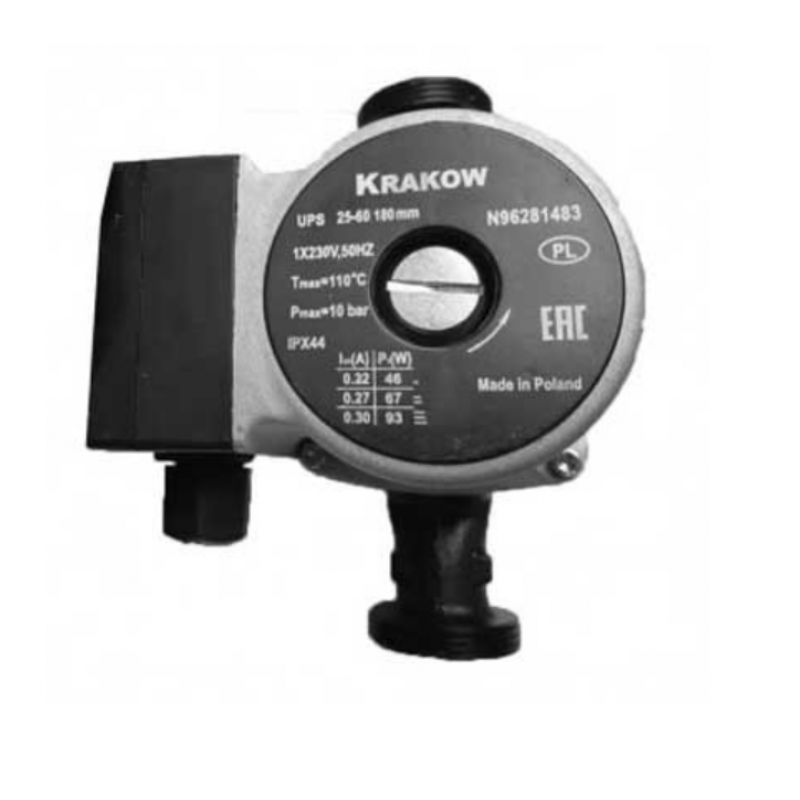 Циркуляційний насос "KRAKOW" 25-40-180 (з гайками), Польща