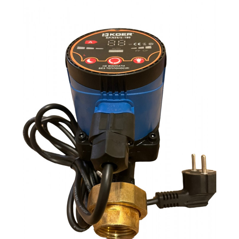 Енергоощадний циркуляційний насос KP 25/6-180 (зі шнуром і гайками), Чехія