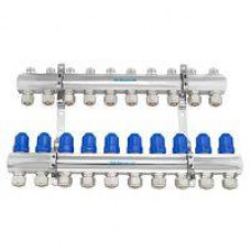 Колектор  латунний "GROSS" на 10 контурів для опалення