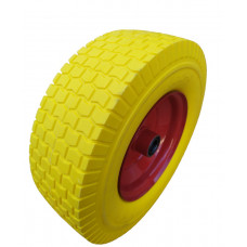Колесо на тачку пінополіуретанове 5.00-6/20 мм, діаметром 300 мм