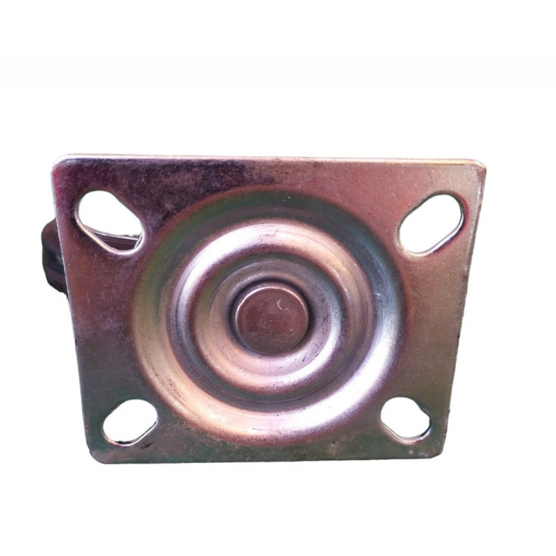 Колесо 75 мм поворотне, на чорній гумі